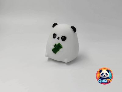 Pandás éjszakai lámpa LED világítással
