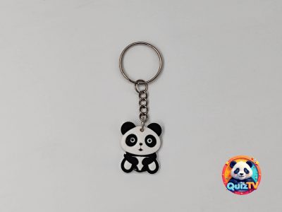 Pandás kulcstartó, két darabos szett