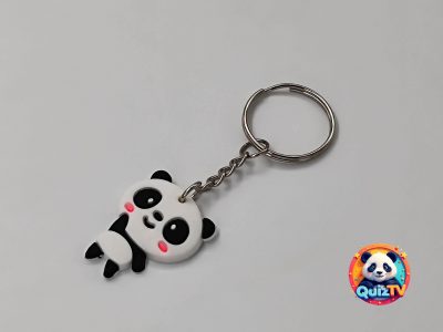 Pandás kulcstartó, két darabos szett