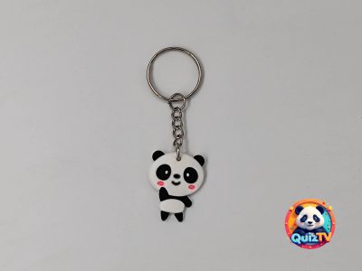 Pandás kulcstartó, két darabos szett