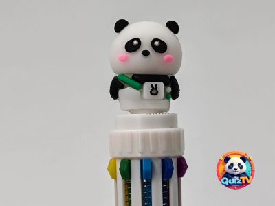 Pandás tíz színű toll, meglepetésszerű külső dizájnnal